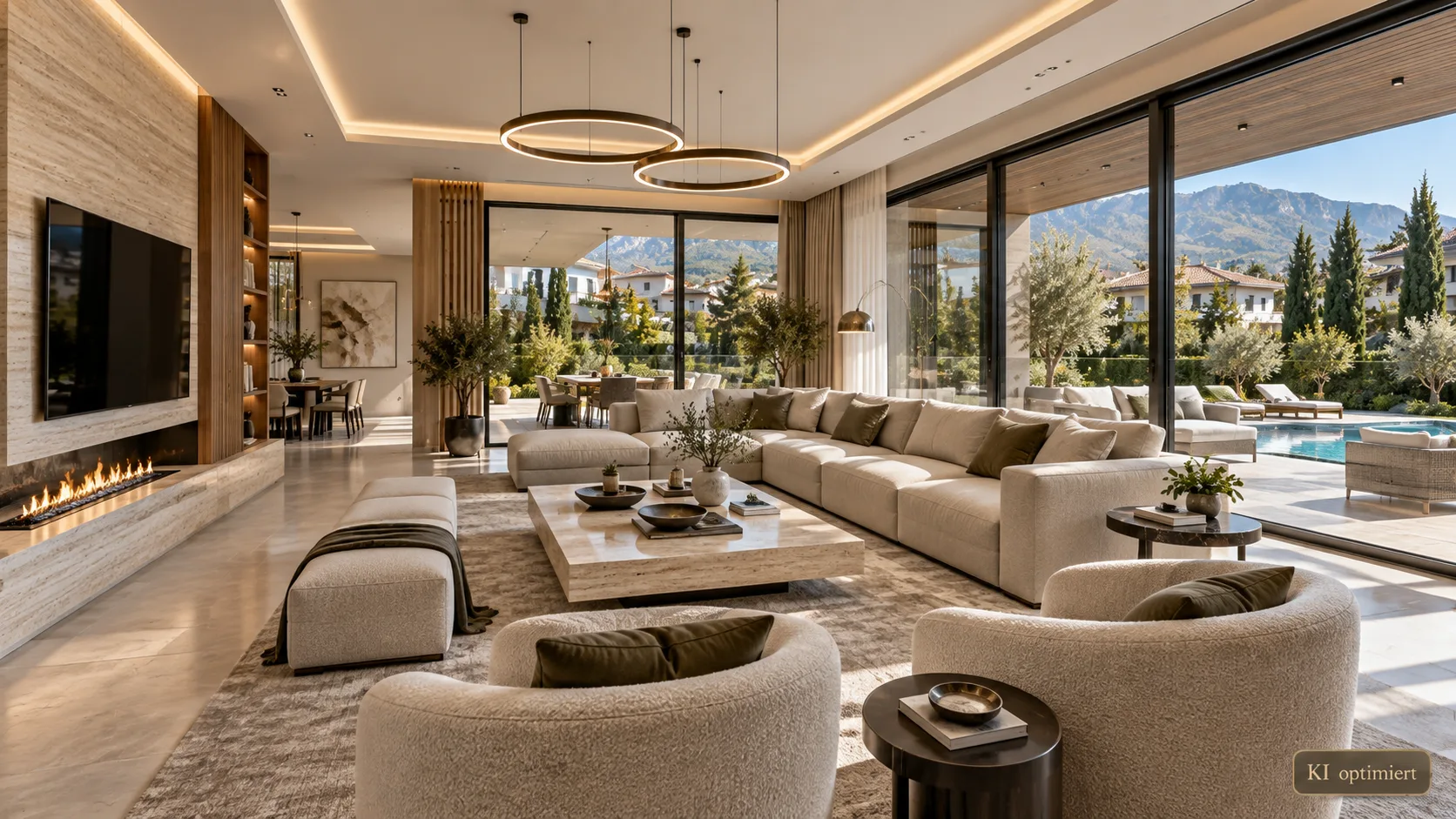 Servergazi’de 950 m² Havuzlu, Akıllı Ev 7+2 Müstakil Lüks Villa - Önizleme 3