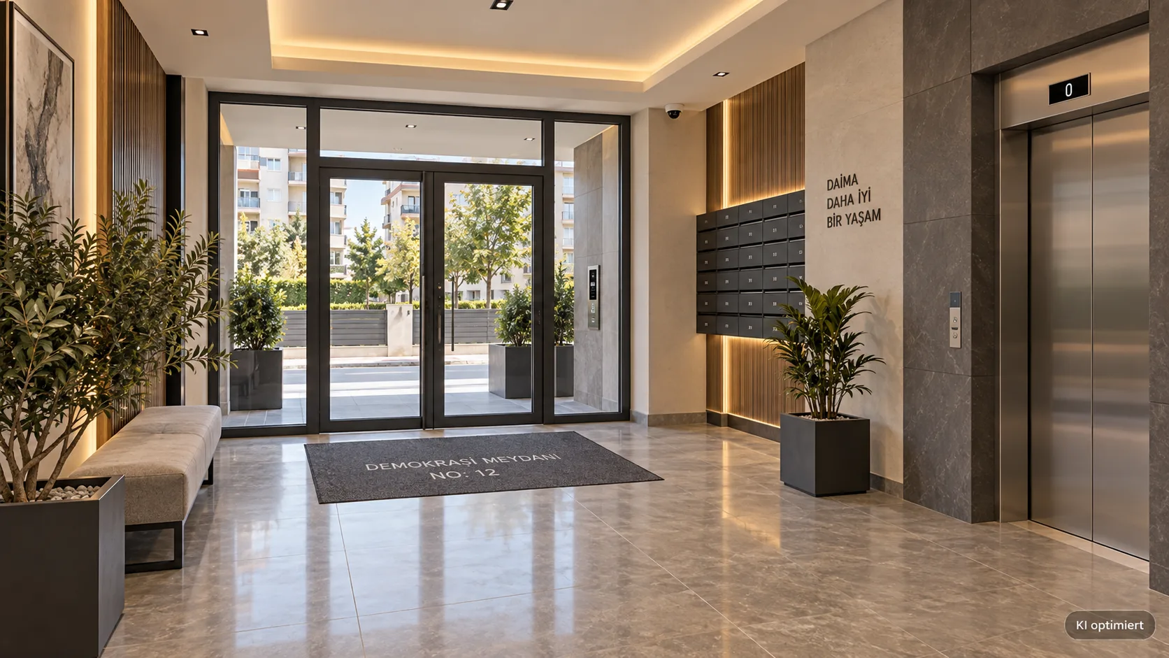 Denizli Demokrasi Meydanı Yakınında Modern 3+1 Kiralık Daire - Önizleme 2