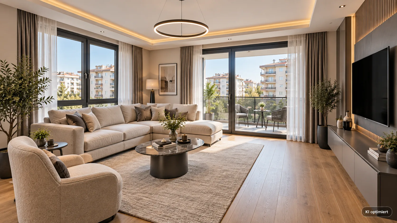 Denizli Demokrasi Meydanı Yakınında Modern 3+1 Kiralık Daire - Önizleme 3