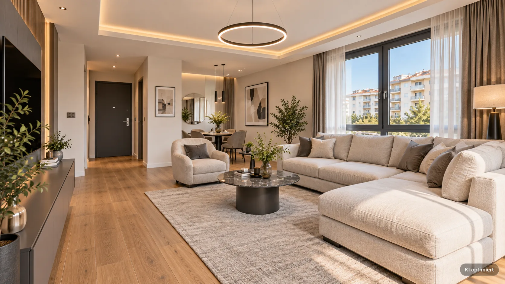 Denizli Demokrasi Meydanı Yakınında Modern 3+1 Kiralık Daire - Önizleme 5