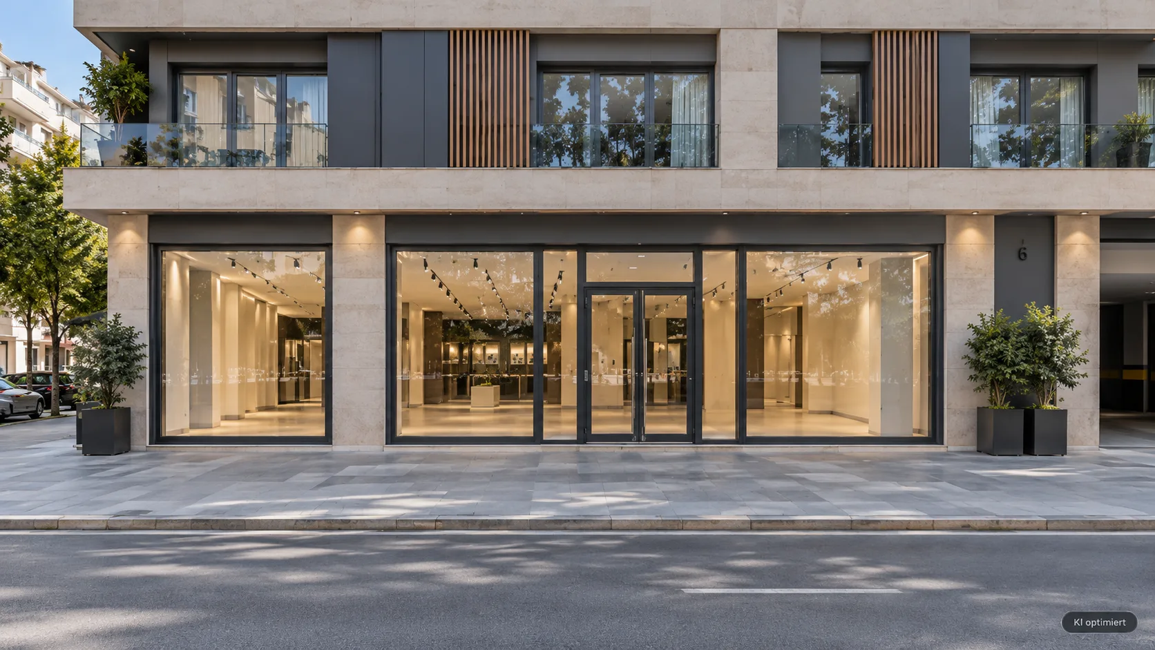 Denizli Çınar Meydanı’nda Geniş Vitrinli Modern Kiralık Dükkan - Önizleme 2