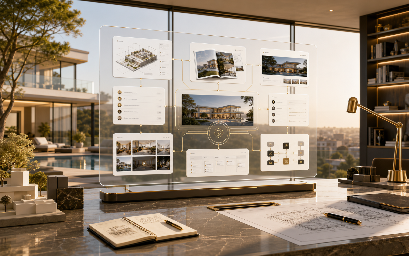 Als ein System für die gesamte Immobilienvermarktung entwickelt.